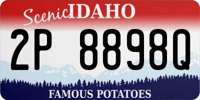 ID license plate 2P8898Q