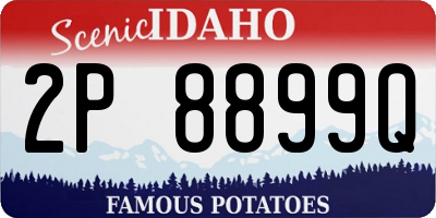 ID license plate 2P8899Q