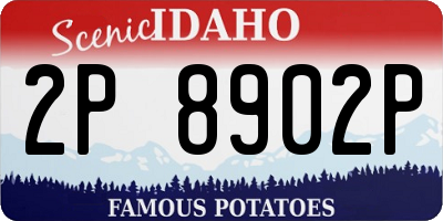 ID license plate 2P8902P