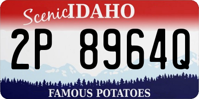 ID license plate 2P8964Q