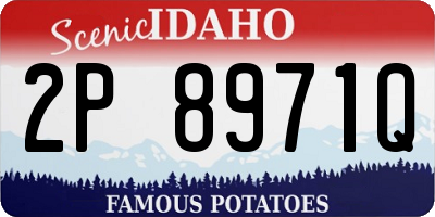 ID license plate 2P8971Q