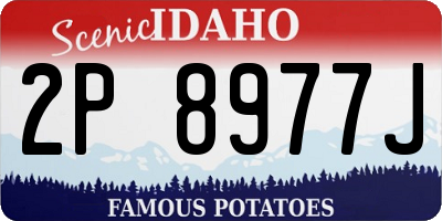 ID license plate 2P8977J