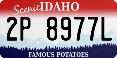 ID license plate 2P8977L