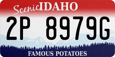 ID license plate 2P8979G