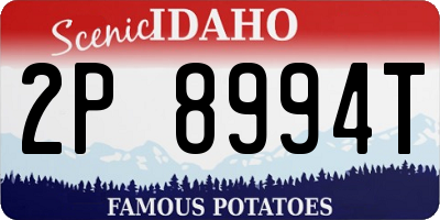 ID license plate 2P8994T