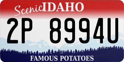 ID license plate 2P8994U