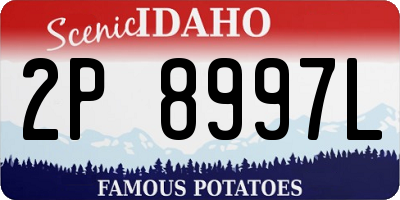 ID license plate 2P8997L