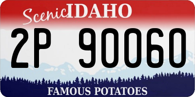 ID license plate 2P9006O