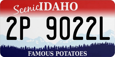 ID license plate 2P9022L