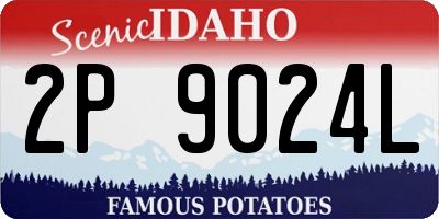 ID license plate 2P9024L
