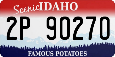 ID license plate 2P9027O