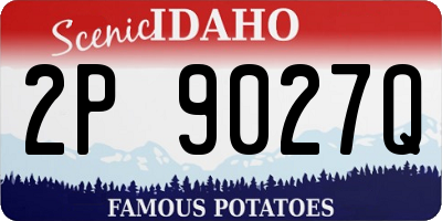 ID license plate 2P9027Q