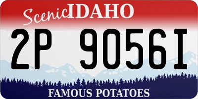 ID license plate 2P9056I