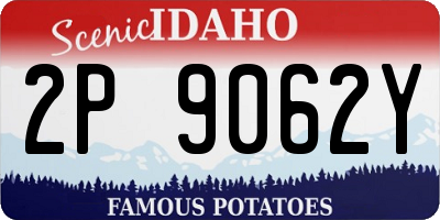 ID license plate 2P9062Y