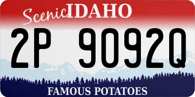 ID license plate 2P9092Q