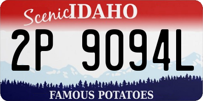 ID license plate 2P9094L
