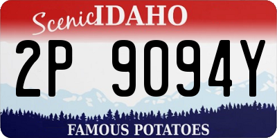 ID license plate 2P9094Y