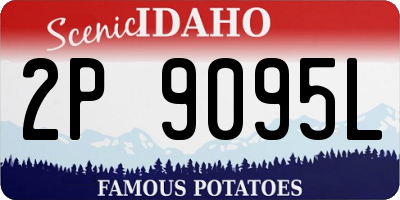 ID license plate 2P9095L