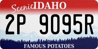 ID license plate 2P9095R