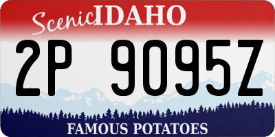 ID license plate 2P9095Z