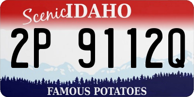 ID license plate 2P9112Q
