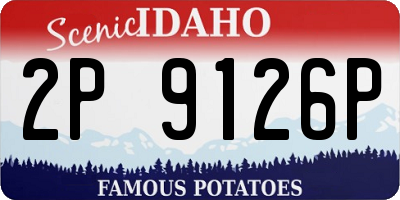 ID license plate 2P9126P