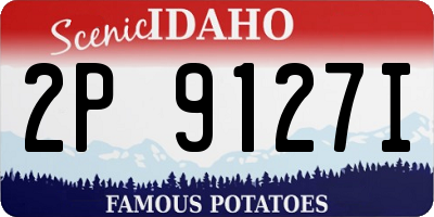 ID license plate 2P9127I