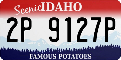 ID license plate 2P9127P