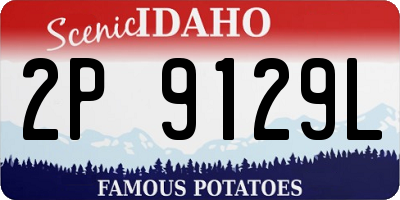 ID license plate 2P9129L