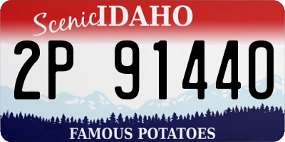 ID license plate 2P9144O