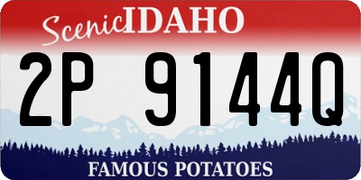 ID license plate 2P9144Q