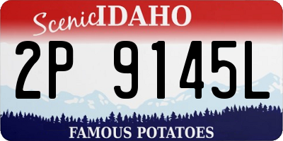 ID license plate 2P9145L