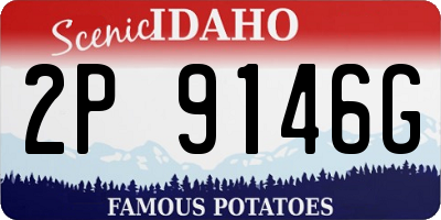 ID license plate 2P9146G