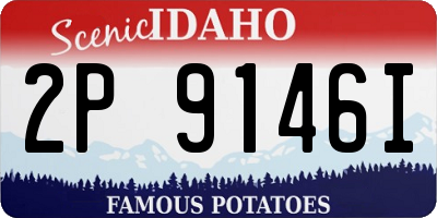 ID license plate 2P9146I