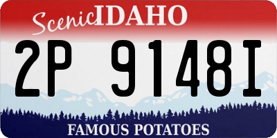 ID license plate 2P9148I