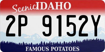 ID license plate 2P9152Y