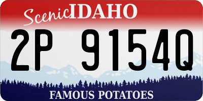 ID license plate 2P9154Q