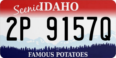 ID license plate 2P9157Q