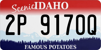 ID license plate 2P9170Q
