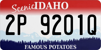ID license plate 2P9201Q