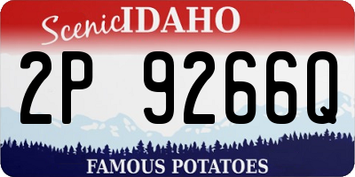 ID license plate 2P9266Q
