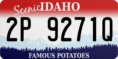 ID license plate 2P9271Q