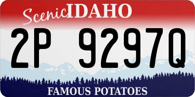 ID license plate 2P9297Q