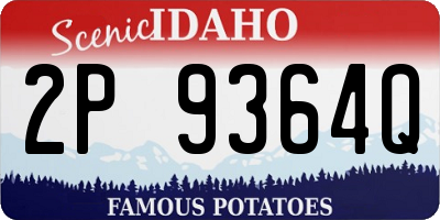 ID license plate 2P9364Q