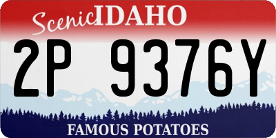ID license plate 2P9376Y