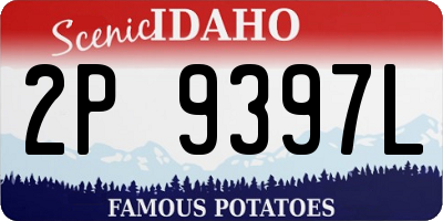 ID license plate 2P9397L