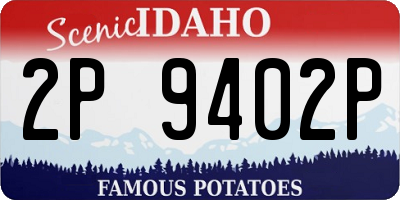 ID license plate 2P9402P