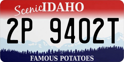 ID license plate 2P9402T