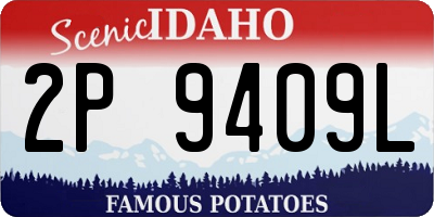 ID license plate 2P9409L