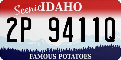 ID license plate 2P9411Q